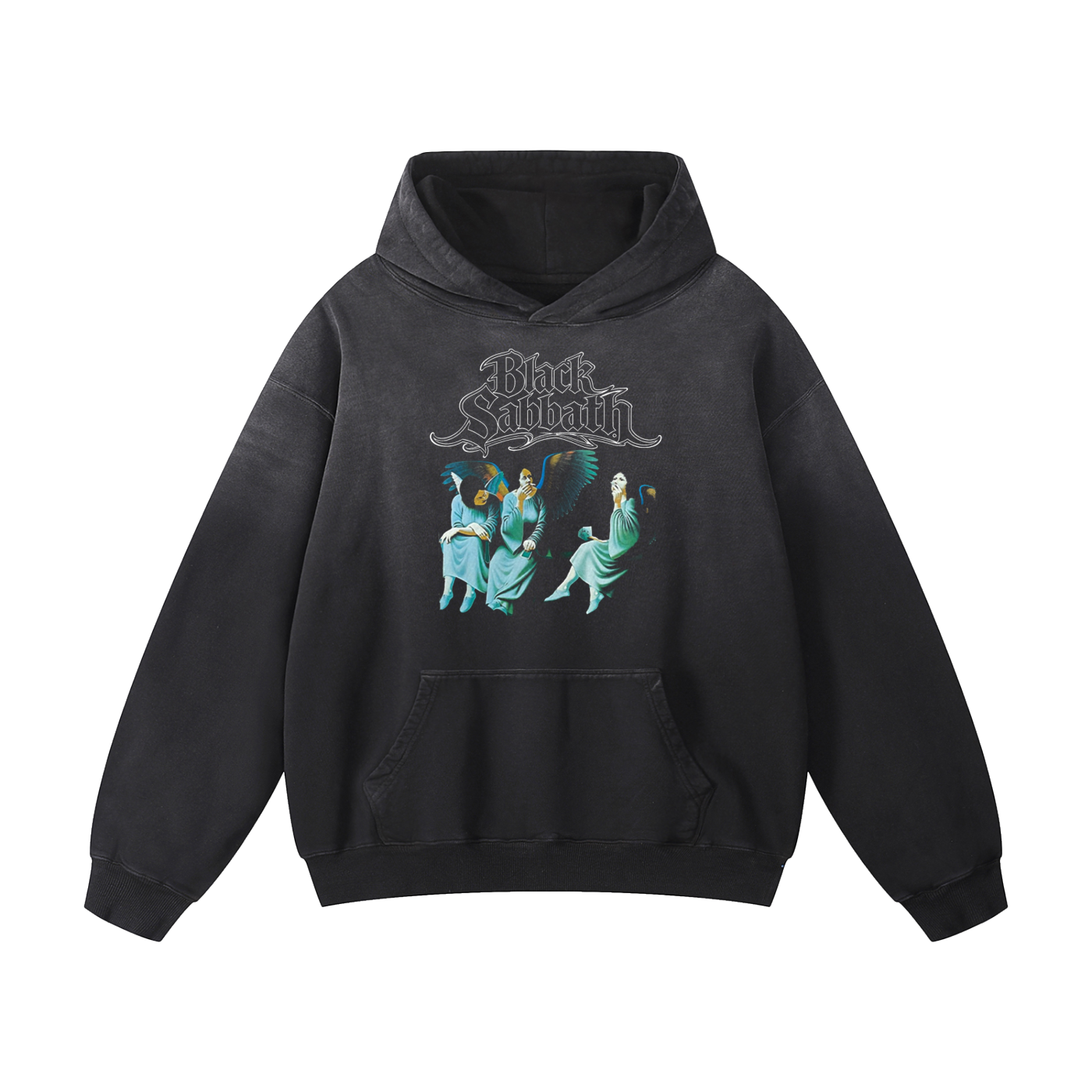 Black Sabbath Sunfade Oversized Hoodie